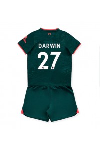Liverpool Darwin Nunez #27 Babytruitje 3e tenue Kind 2022-23 Korte Mouw (+ Korte broeken)